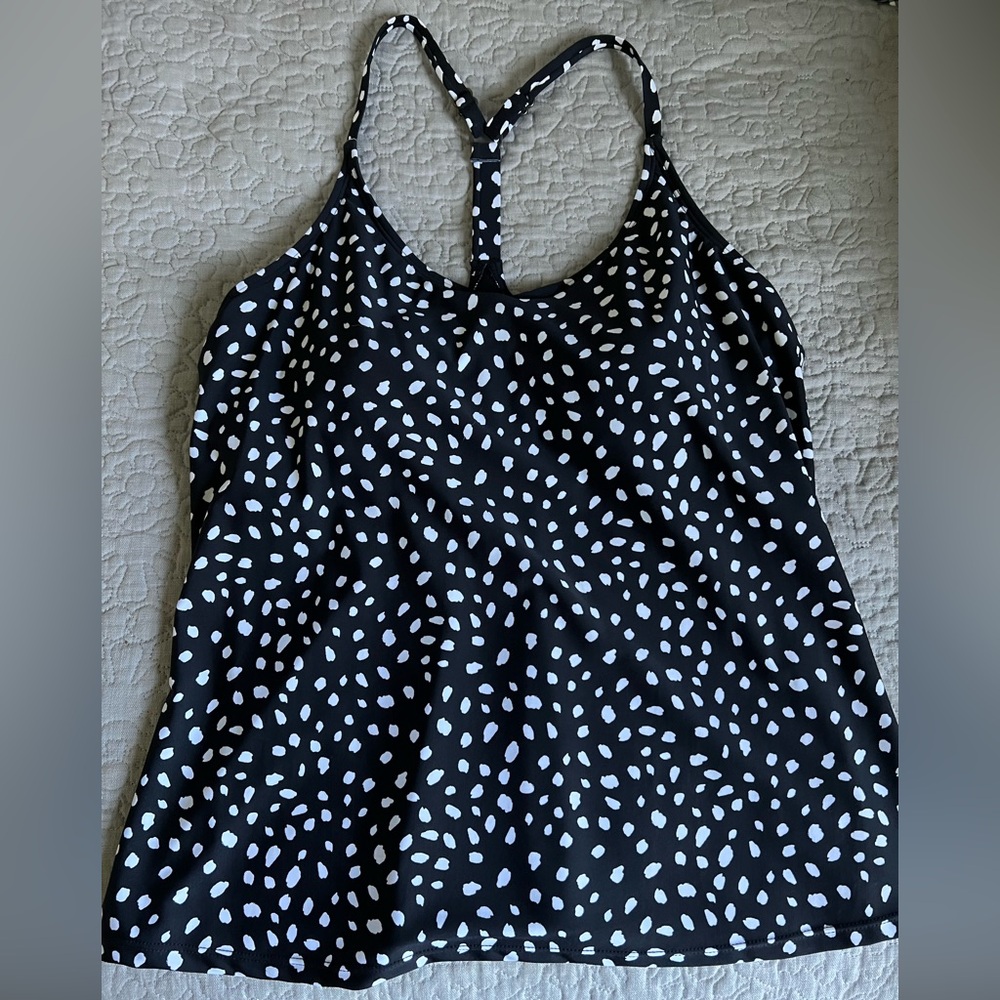 Island Escape Vibrant Dotted Tankini ~ 12